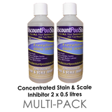 Concentrated Stain & Scale Inhibitor 2 x 0.5 litres Multi-Pack