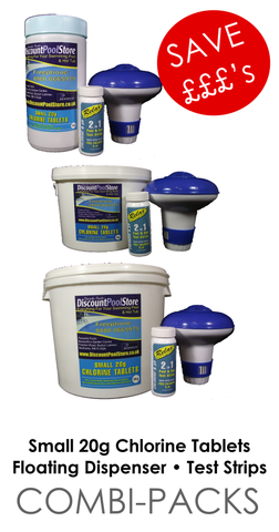 Small Chlorine Tablets Dispenser Test Strips