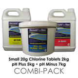 Small Chlorine Tablets pH Plus pH Minus