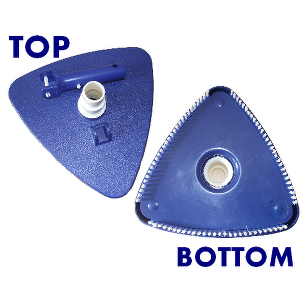 Triangular Weighted Vac Head for cleaning pool floors Panache Pools