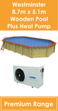 Westminster Wooden Pool with Heat Pump