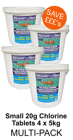 Small 20g Chlorine Tablets 5kg (Twin or Four Pack)