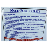 Large 200g Multi Pool Chlorine Tablets 5kg (Twin Pack or Four Pack)