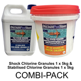Shock Chlorine Granules 5kg Stabilised Chlorine Granules 5kg Combi Pack