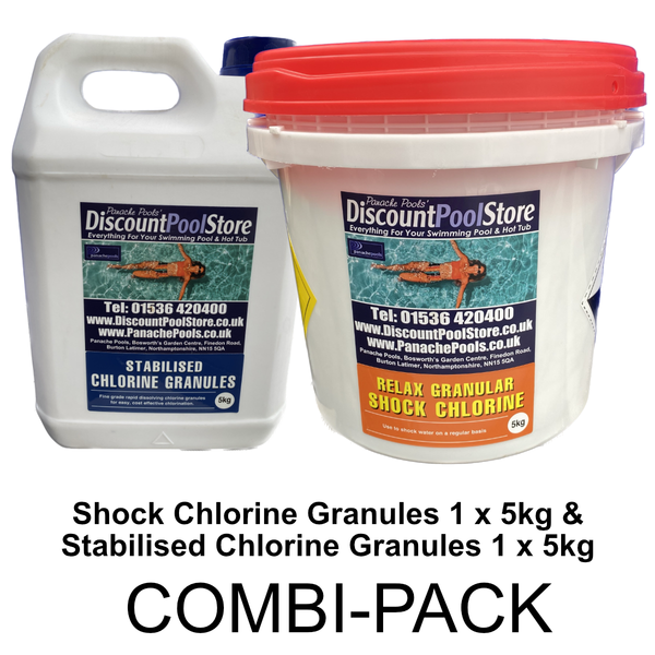 Shock Chlorine Granules 5kg Stabilised Chlorine Granules 5kg Combi Pac