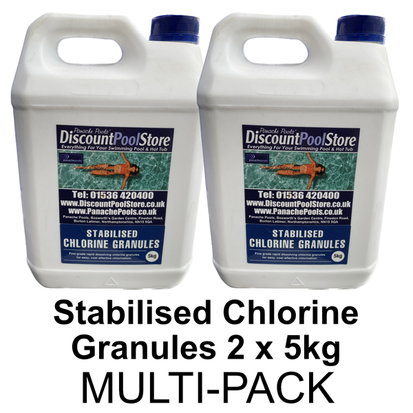 Stabilised Chlorine Granules sanitiser for swimming pools and hot tubs