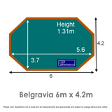 Belgravia Wooden Pool Dimensions