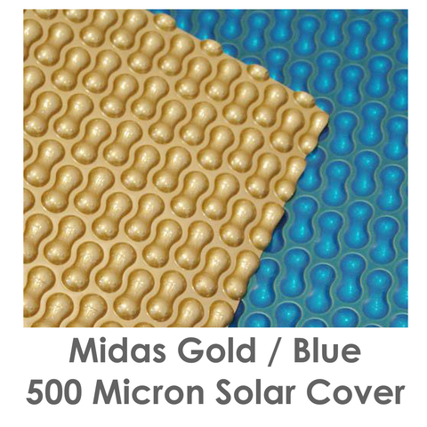 Midas Gold Blue 500 micron solar cover.
