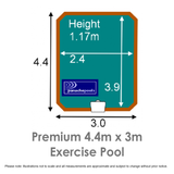 Premium Exercise Pool Dimensions