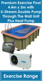 Exercise Pool with XStream Dual plus Heat Pump