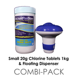 Small 20g Chlorine Tablets 1kg with Dispenser