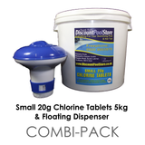 Small 20g Chlorine Tablets 5kg with Dispenser
