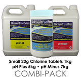 Small Chlorine Tablets pH Plus pH Minus