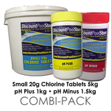 Small Chlorine Tablets pH Plus pH Minus