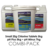 Small Chlorine Tablets pH Plus pH Minus