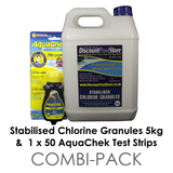 Stabilised Chlorine Granules with Test Strips