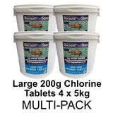 Large 200g Chlorine Tablets 5kg (Twin Pack or Four Pack)