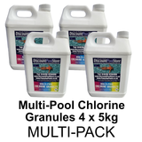 Multi Pool Chlorine Granules 5kg (Twin Pack or Four Pack)