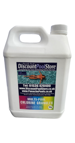 Multi Pool Chlorine Granules (includes algicide & clarifier) 5kg