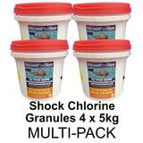 Shock Chlorine Granules 5kg (Twin Pack or Four Pack)