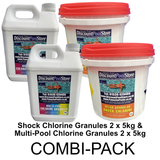 Shock Chlorine Granules 5kg & Multi Pool Chlorine Granules 5kg Combi Packs
