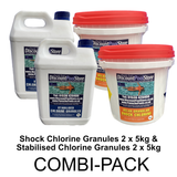 Shock Chlorine Granules 5kg Stabilised Chlorine Granules 5kg Combi Pack